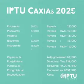 IPTU Caxias 2025